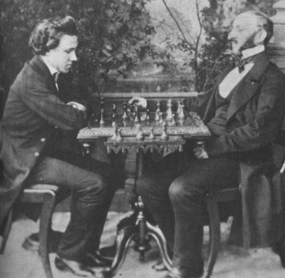 Paul Morphy VS John William Schulten 1857 - Paul Bearer 